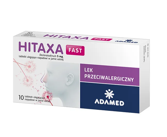 Hitaxa Fast 20 tab , 5 mg, tabletki ulegające rozpadowi w jamie ustnej ...